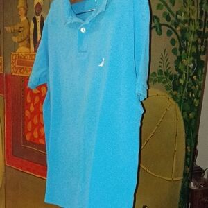 Nautica Men's Aqua Polo Shirt